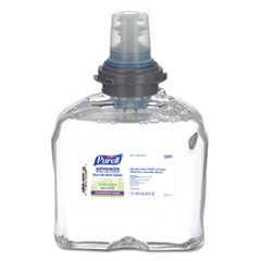 Advanced Hand Sanitizer Green Certified TFX Refill, Foam, 1,200 mL, Fragrance-Free, 2/Carton