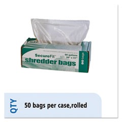 8105015574976, Heavy-Duty Shredder Bags, 50 gal Capacity, 50/BX