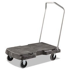 Triple Trolley, 500-lb Capacity, 20.5w x 32.5d x 7h, Black