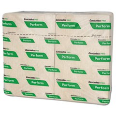 Perform Interfold Napkins, 1-Ply, 6 1/2 x 4 1/4, Natural, 376/PK, 6016/Carton