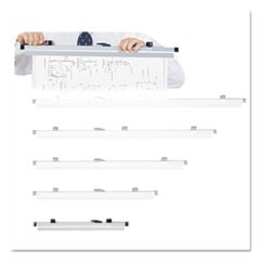 Sheet File Hanging Clamps, 100 Sheets Per Clamp, 18" Length, 6/Carton