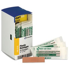 Refill f/SmartCompliance Gen Business Cabinet, Plastic Bandages, 3/8 x1.5, 40/Bx