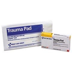 10 Person ANSI Class A Refill, 5 x 9" Trauma Pad