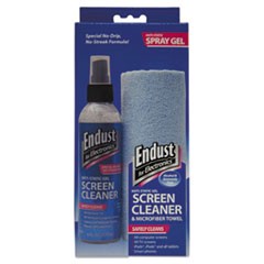 LCD/Plasma Cleaning Gel Spray, 6 oz, Pump Spray w/Microfiber Cloth