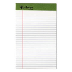 Earthwise by Oxford Writing Pad, Narrow Rule, 5 x 8, White, 50 Sheets, Dozen