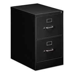 Two-Drawer Economy Vertical File Cabinet, Legal, 18.25w x 25d x 29h, Black