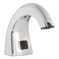 One Shot Soap Dispenser - Touch Free, Liquid, 1.9 x 5.5 x 4, Polished Chrome