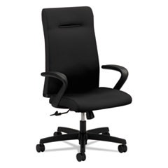 Ignition Series Executive High-Back Chair, Supports Up to 300 lb, 17" to 21" Seat Height, Black