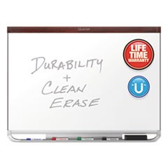 Prestige 2 DuraMax Magnetic Porcelain Whiteboard, 48 x 36, Mahogany Frame