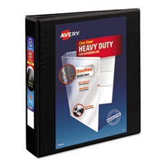 Heavy-Duty Non Stick View Binder with DuraHinge and Slant Rings, 3 Rings, 1.5