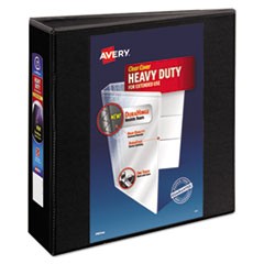Heavy-Duty View Binder with DuraHinge and Locking One Touch EZD Rings, 3 Rings, 3