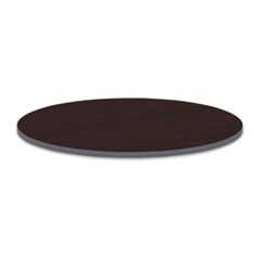 Reversible Laminate Table Top, Round, 35 3/8w x 35 3/8d, Medium Cherry/Mahogany