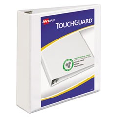 TouchGuard Protection Heavy-Duty View Binders with Slant Rings, 3 Rings, 2