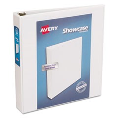 Showcase Economy View Binder with Round Rings, 3 Rings, 1.5