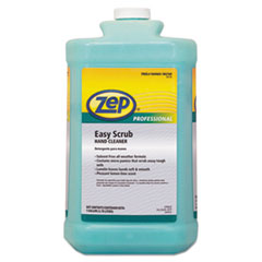 Industrial Hand Cleaner, Easy Scrub, Lemon, 1 gal Bottle with Pump, 4/Carton