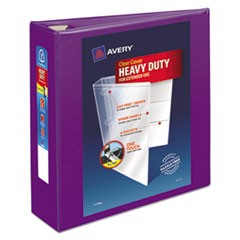 Heavy-Duty View Binder with DuraHinge and Locking One Touch EZD Rings, 3 Rings, 3