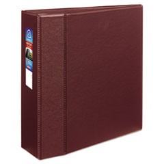 Heavy-Duty Non-View Binder with DuraHinge and Locking One Touch EZD Rings, 3 Rings, 4