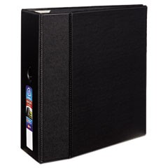 Heavy-Duty Non-View Binder with DuraHinge, Locking One Touch EZD Rings and Thumb Notch, 3 Rings, 5