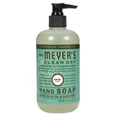 Clean Day Liquid Hand Soap, Basil, 12.5 oz, 6/Carton