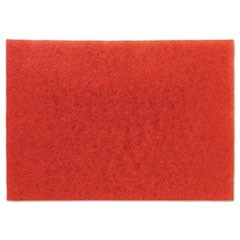 Low-Speed Buffer Floor Pads 5100, 28 x 14, Red, 10/Carton