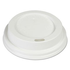 Hot Cup Lids, Fits 8 oz Hot Cups, White, 50/Sleeve, 20 Sleeves/Carton