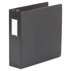 Deluxe Non-View D-Ring Binder with Label Holder, 3 Rings, 3