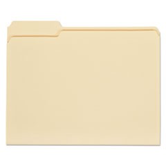 Top Tab Manila File Folders, 1/3-Cut Tabs: Assorted, Letter Size, 0.75" Expansion, Manila, 100/Box