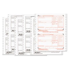 W-2 Tax Forms for Dot Matrix Printers, Fiscal Year: 2023, Six-Part Carbonless, 8.5 x 5.5, 2 Forms/Sheet, 600 Forms Total