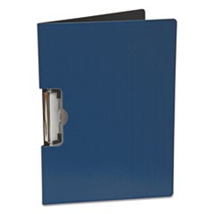 Portfolio Clipboard With Low-Profile Clip, 1/2" Capacity, 11 x 8 1/2, Blue