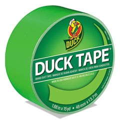 Colored Duct Tape, 3" Core, 1.88" x 15 yds, Neon Green