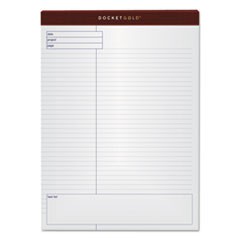 Docket Gold Planning Pad, Project Notes/Quadrille Rule, 8.5 x 11.75, 40 Sheets, 4/Pack