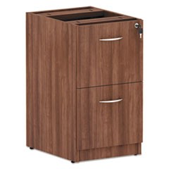 Alera Valencia Series File/File Full Pedestal File,15.63w x 20.5d x 28.5h, Modern Walnut