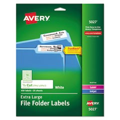 Avery® Extra-Large File Folder Labels