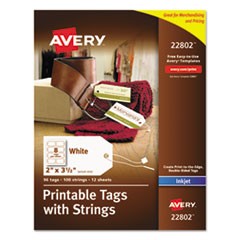 Avery® Printable Tags with String