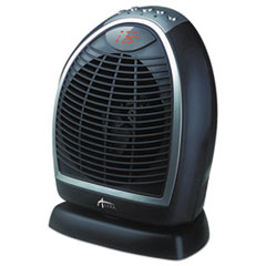 Digital Fan-Forced Oscillating Heater, 1500W, 9 1/4