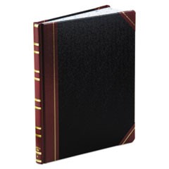 Record Ruled Book, Black Cover, 300 Pages, 10 1/8 x 12 1/4