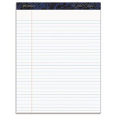 Gold Fibre Quality Writing Pads, Wide/Legal Rule, 50 White 8.5 x 11.75 Sheets, Dozen