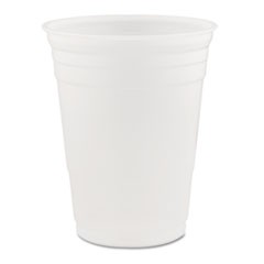 SOLO Party Plastic Cold Drink Cups, 16 oz, 50/Sleeve, 20 Sleeves/Carton