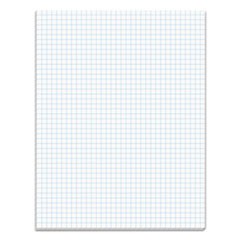Quadrille Pads, Quadrille Rule (4 sq/in), 50 White 8.5 x 11 Sheets
