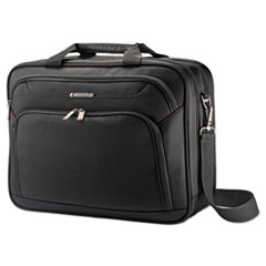 Xenon 3 Toploader Briefcase, Fits Devices Up to 15.6", Polyester, 16.5 x 4.75 x 12.75, Black