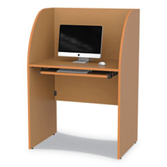 Study Carrell, 23.5w x 33d x 48.25h, Maple