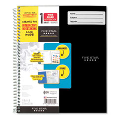 Interactive Notebook, 1 Subject, Wide Rule, Assorted Cover Colors, 11 x 8.5, 100 Sheets