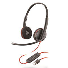 Blackwire 3220, Binaural, Over The Head Headset