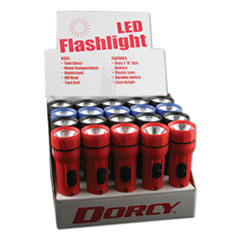 LED Utility Flashlight, 1 D Battery (Sold Separately), Assorted