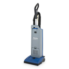 CarpetMaster 12" Single-Motor Upright Vacuum, 11.5" Cleaning Path, Gray/Blue