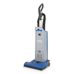 CarpetMaster 15" Single-Motor Upright Vacuum, 14.5" Cleaning Path, Gray/Blue