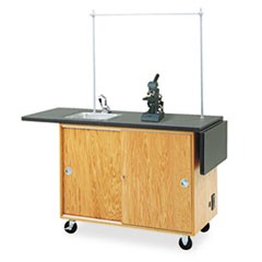 Table,Lab,Scienc Mbl,OKS top dimensions are 72"W x 24"D 48"W x 24"D x 36"H