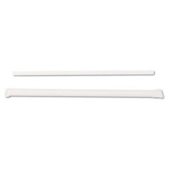 Jumbo Straws, 7.75", Plastic, Translucent, 500/Box, 4 Boxes/Carton