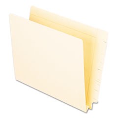 Manila End Tab Expansion Folders, Straight Tabs, Letter Size, 1.5" Expansion, Manila, 50/Box