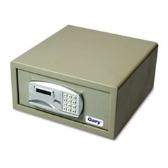 Laptop Safe, 1.2 capacity, 15-3/4w x 16-5/8d x 7-9/16h, Light Gray